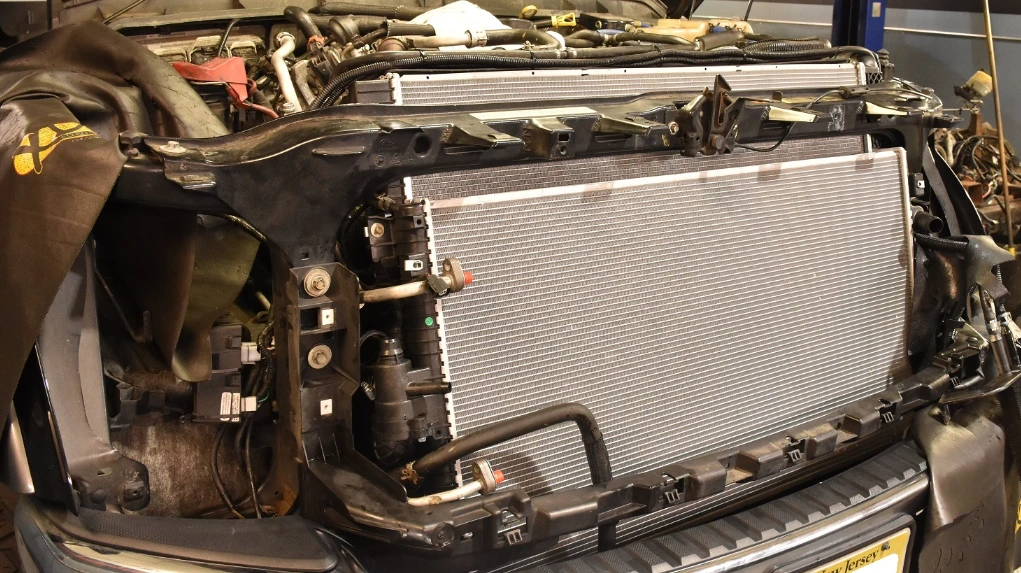 Installed UltraCool radiator in engine bay